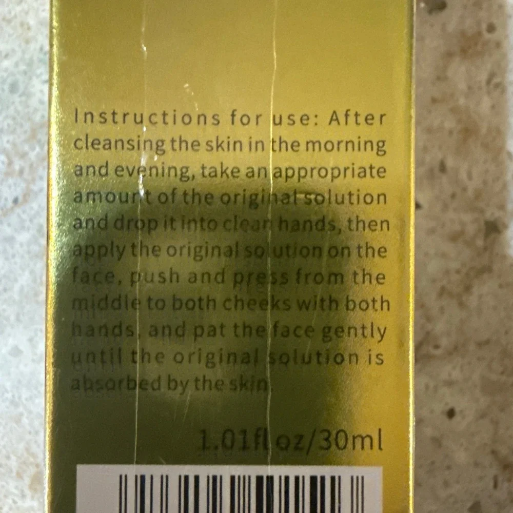 Qanzire 24K Gold‎ Anti-Aging Serum With Gold Niacinamide Liquid - New Sealed